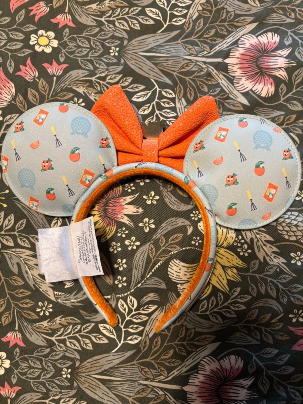 Disney Orange Bird Flower & Garden Loungefly Bundle Backpack Ears Spirit Jersey - Picture 5 of 8